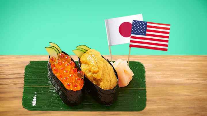 История появления суши в США